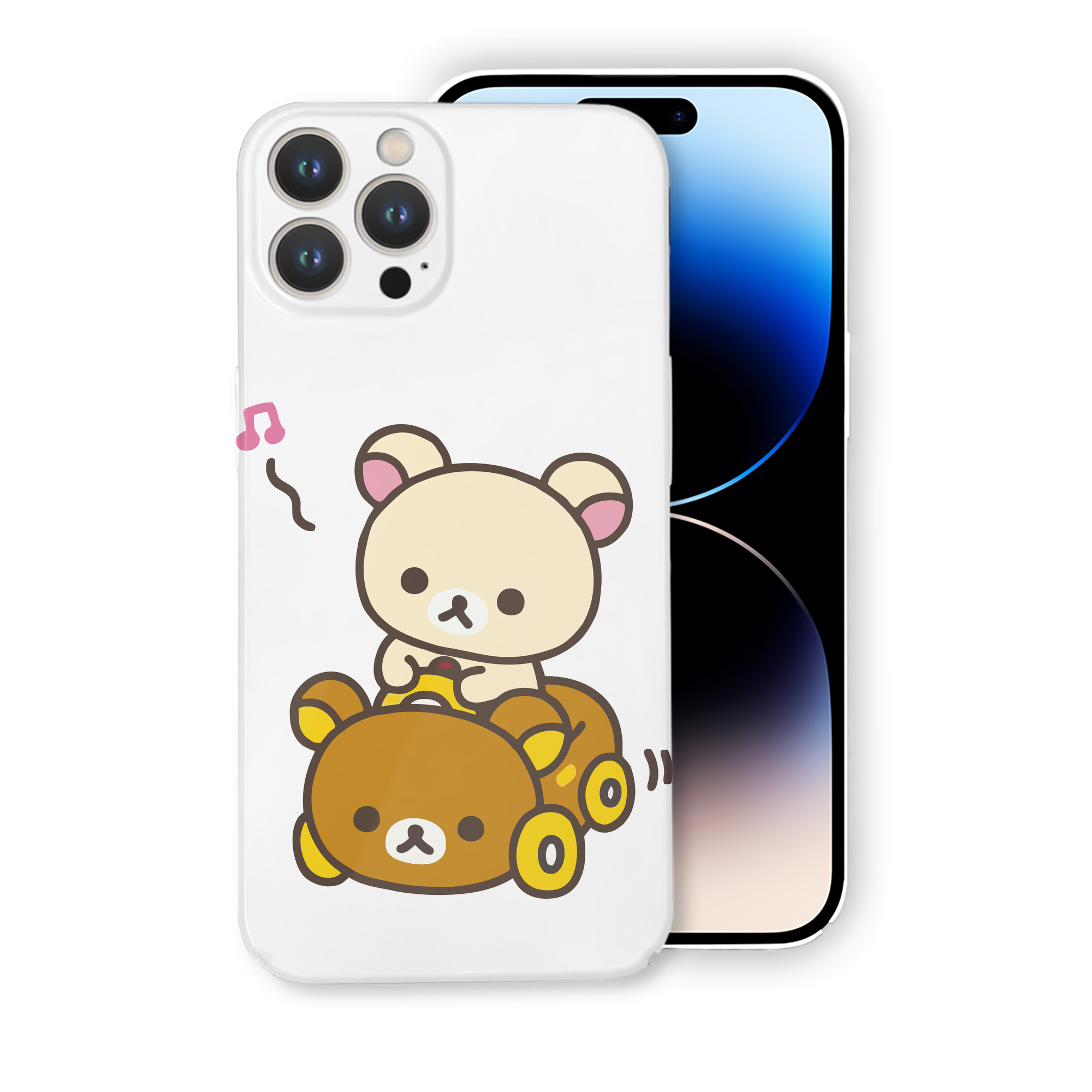 （画像用） リラックマ リラックマ キイロイトリ Rilakkuma Korilakkuma Kiiroitori 【iPhone 14シリーズ対応】ハードケース